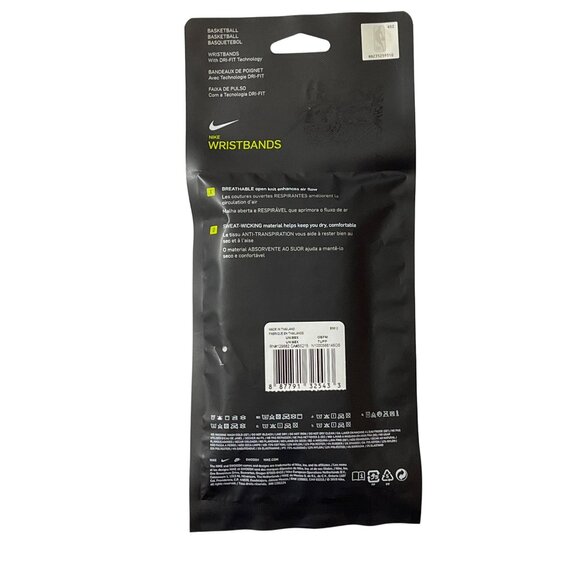 Nike NBA 76ers Dri-Fit Wristbands White Blue Red New - Picture 8 of 9